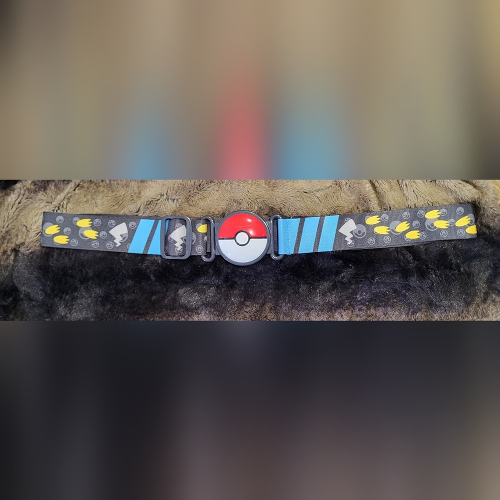 Pokemon - Clip 'N' Go - Pokeball Adjustable Belt -  Blue/Black